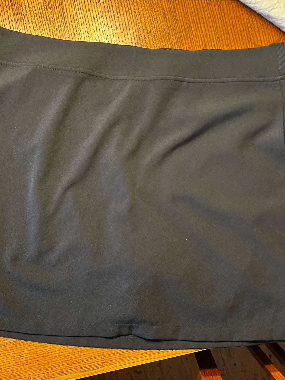 Black Athletic Skort Plus Size XXL